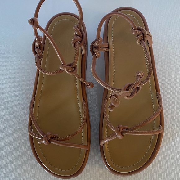 Flattered Platform Leather Sandals - Picture 6 of 6